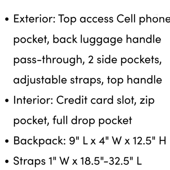 🦄 Hammitt Bob backpack in Lake colorway (covered rivets) 🦄 EUC - Picture 9 of 9